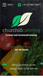 Mobile Screenshot of churchillcatering.co.uk